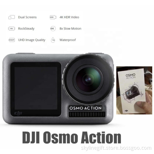 Osmo Action camera with dual screens and RockSteady stabilization